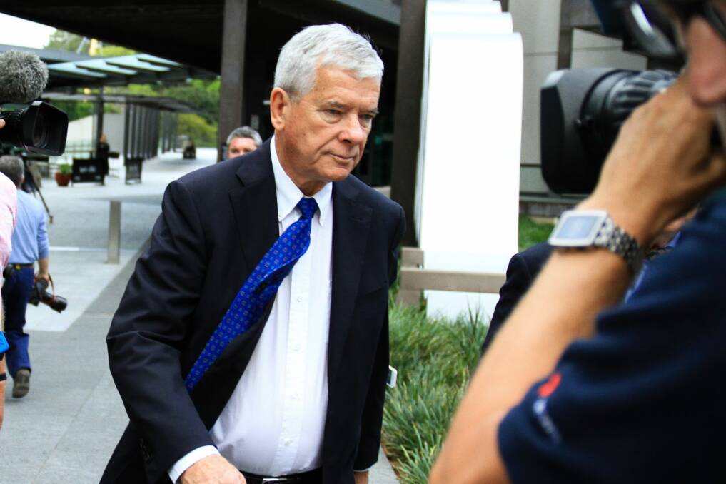 Brisbane Grammar School board of trustees chairman and Old Boy, Howard Stack, was in court for part of the proceedings. Photo: Jorge Branco