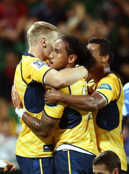 The Brumbies want to get Joseph Tomane more involved in their game against the Waikato Chiefs. Photo: Morne de Klerk/Getty Images