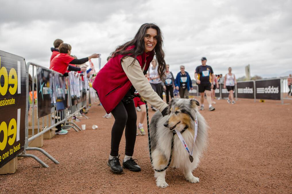 Make The Canberra Times Fun Run a true family event and register your dog in the 5km Paw Parade. Photo: Jamila Toderas