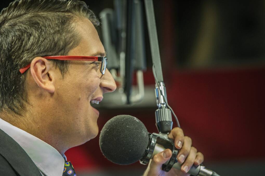 ABC Canberra Breakfast host Dan Bourchier has continued his ratings wins in the latest survey. Photo: Karleen Minney