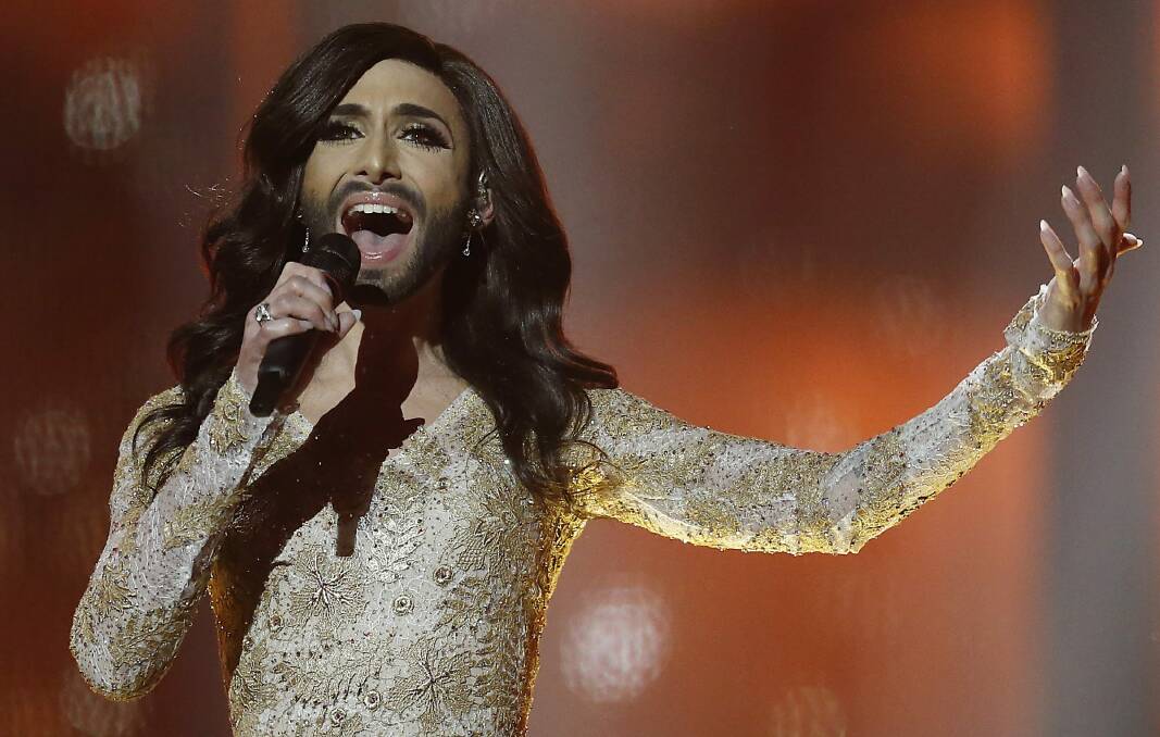 Hard to miss: Conchita Wurst will make an appearance on the Logies, even if some other celebrities don't. Photo: Frank Augstein