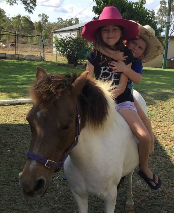 Queensland Police are appealing for help tracking down missing pony Flicka, beloved by her nine-year-old owner. Photo: Queensland Police