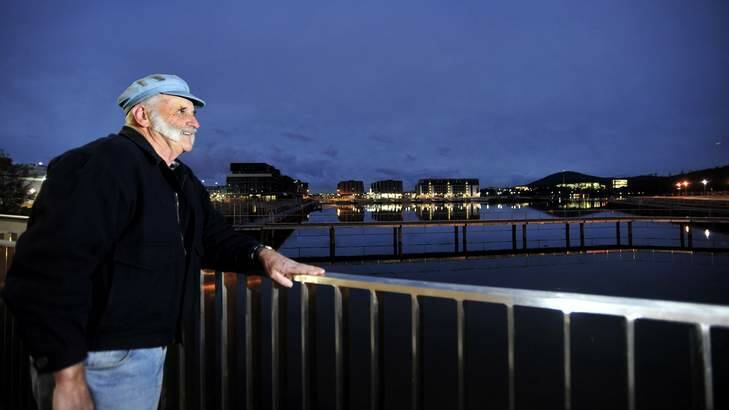 NO CHOICE: Lake Burley Griffin Cruises owner Jim Paterson looking over the lake. Photo: Melissa Adams