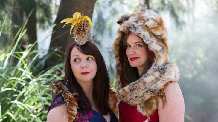 Sparrow-Folk: Juliet Moody, left,  and Catherine Crowley Photo: supplied