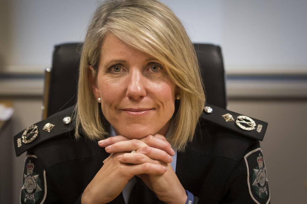 Outgoing Assistant Commissioner, Justine Saunders, will take a new job with the Australian Border Force. Photo: Elesa Kurtz