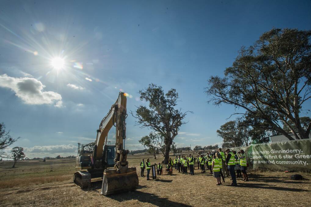 The Ginninderry development will deliver 6500 new homes in the ACT, with a further 5000 planned across the border in NSW. Photo: Karleen Minney
