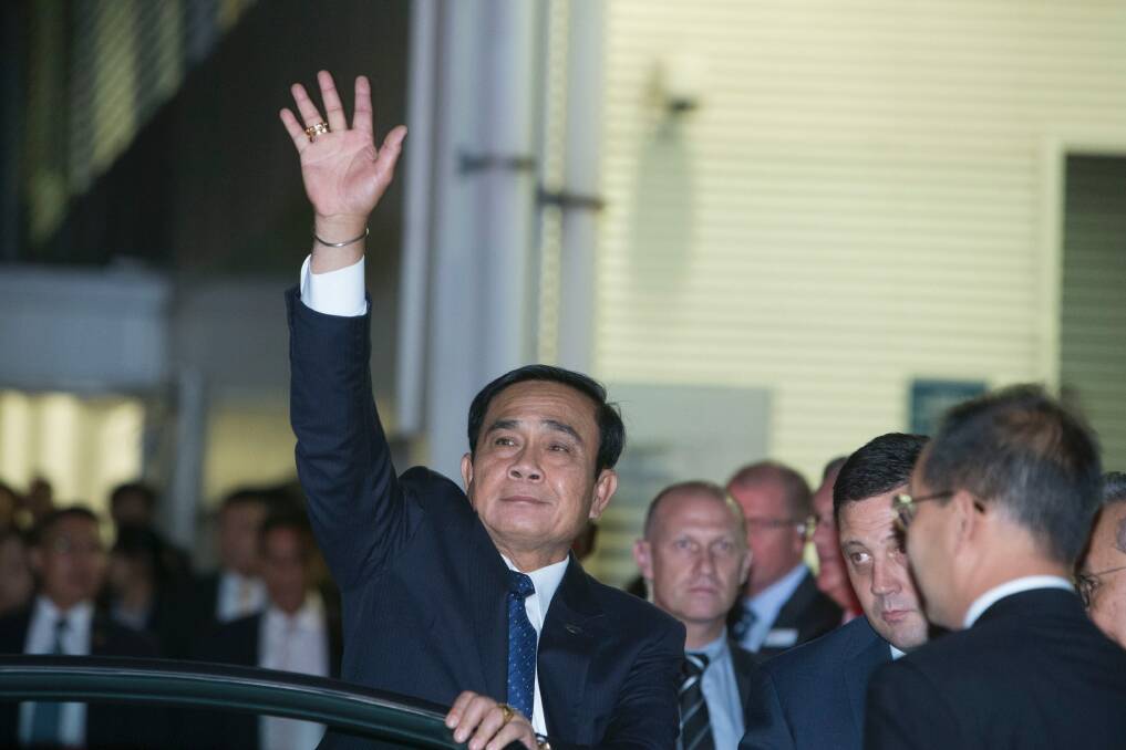 Thailand's Prime Minister General Prayut Chan-o-cha in Australia last year. Photo: Steve Christo