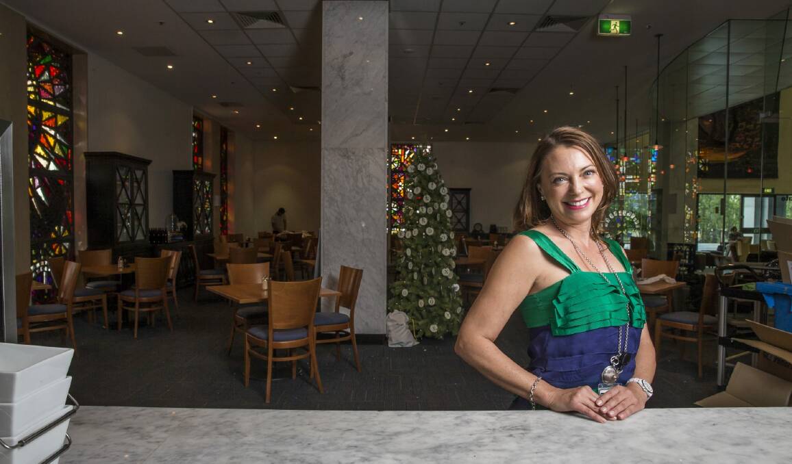 Refocused: Tracy Keeley is the new owner of Bookplate Cafe at the National Library of Australia. Photo: Matt Bedford