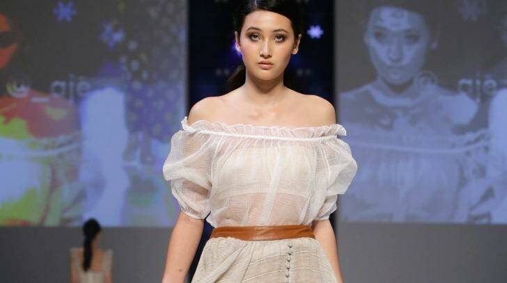 A white design from Aje. Photo: WireImage
