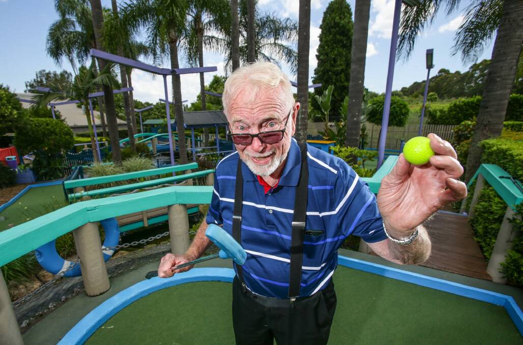 Final tees: Tom Wykoff opened Putt Putt in 1969 at Ermington. Photo:  Dallas Kilponen