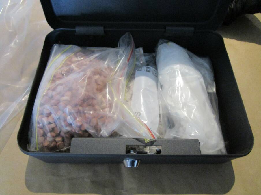 Police seized drugs with a combined value for about $850,000. Photo: ACT Policing