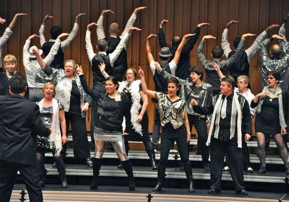 Canberra's gay and lesbian Qwire, who perform at ANU on Saturday.
 Photo: Supplied