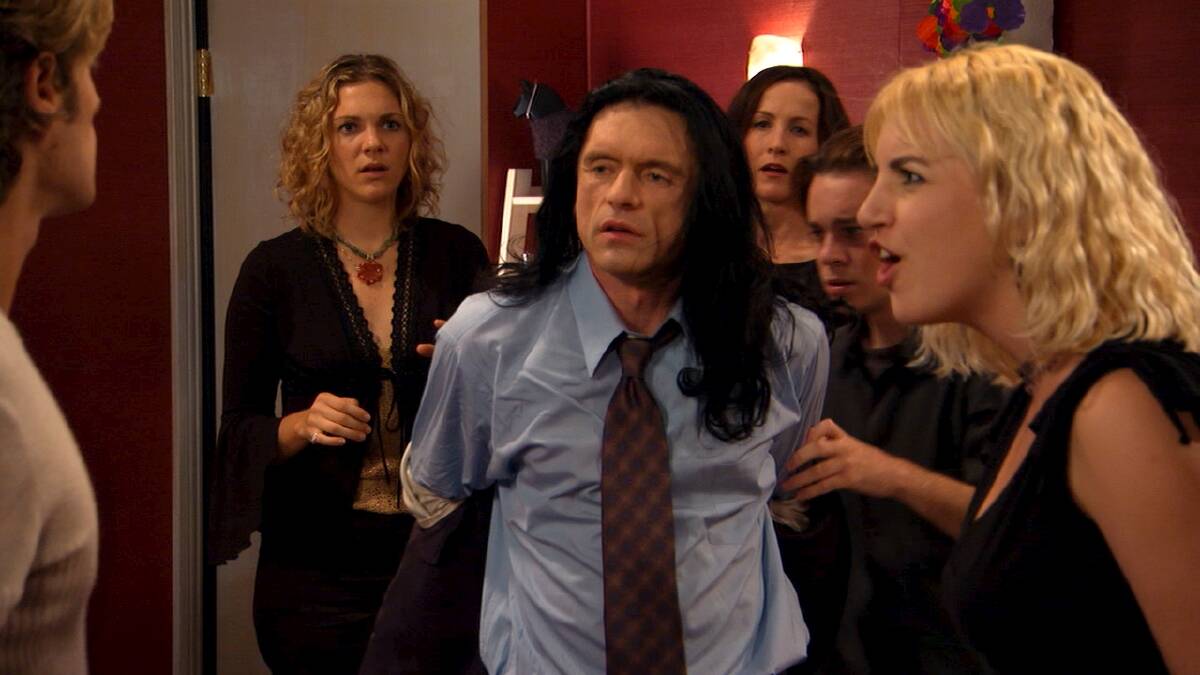 Tommy Wiseau is captivatingly strange in 'The Room'. Photo: Supplied