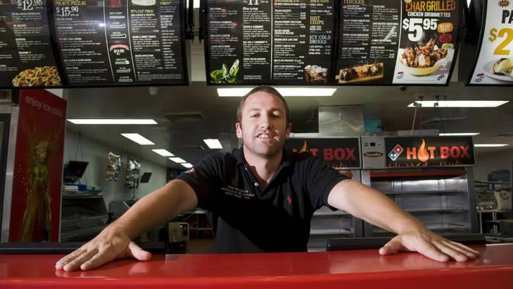 Owner David Hutchinson is pleased his Belconnen Dominoes is Australia biggest pizza seller for the 13th year running. Photo: Elesa Kurtz