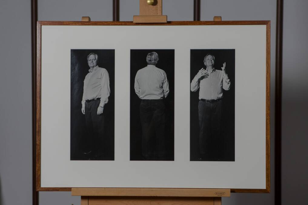 David Roberts captures Nobel laureate Brian Schmidt in a new portrait. Photo: Jamila Toderas