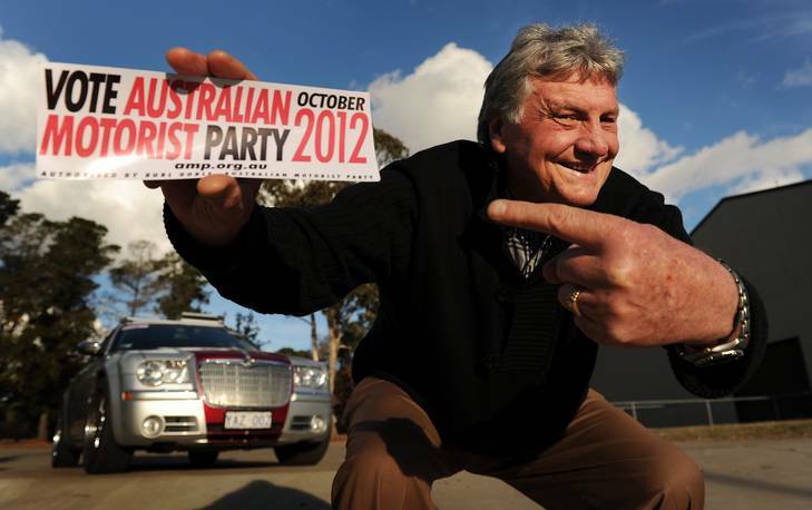 Former head of Summernats Chic Henry will be part of the Australian Motorist Party in the October 2012 election. Photo: Colleen Petch