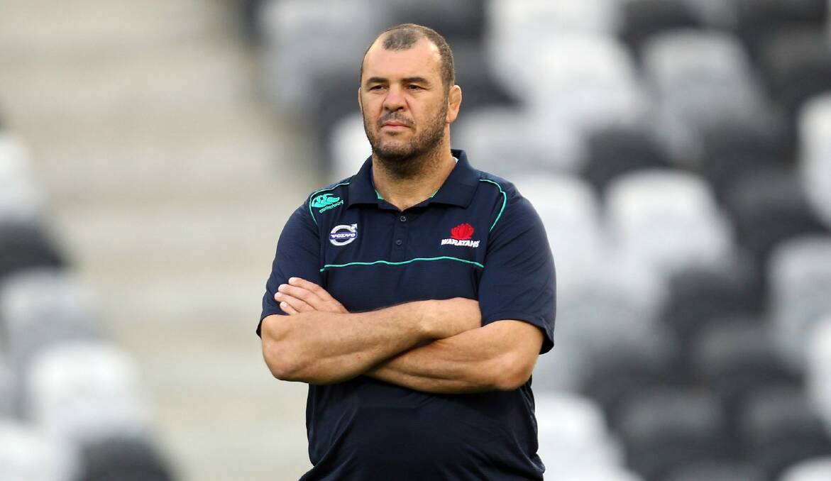 Michael Cheika will team up with Stephen Larkham for the Wallabies' World Cup campaign. Photo: Getty Images