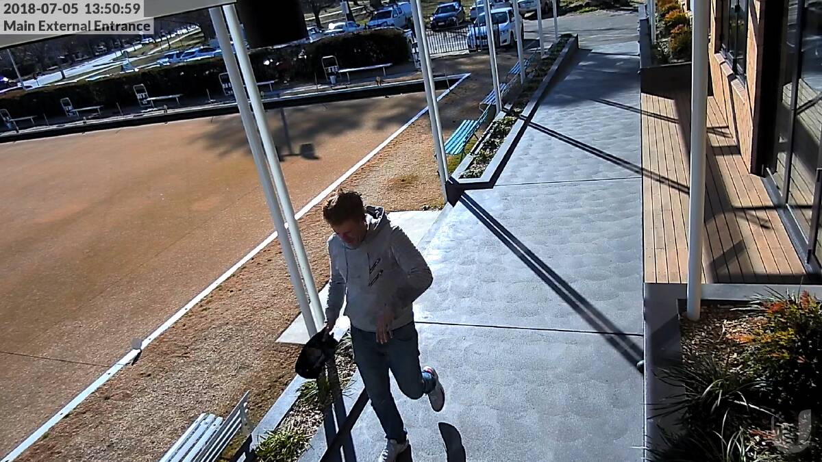 Police want to identify this man after he allegedly stole an electric bike in Turner on July 5. Photo: ACT Policing
