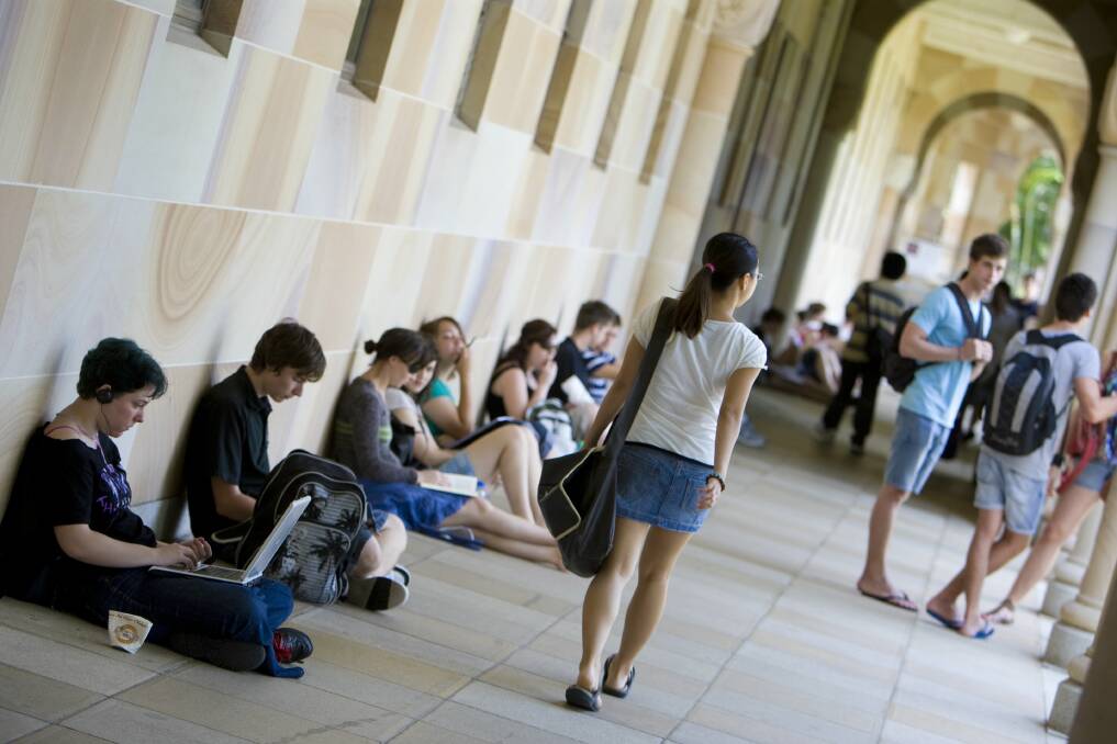 The University of Queensland ranked highly against national universities for student preference. Photo: Glenn Hunt - AFR