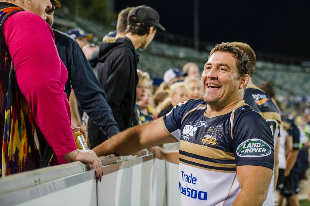 Brumbies hooker Josh Mann-Rea will make his comeback from a knee injury this weekend. Photo: Jamila Toderas