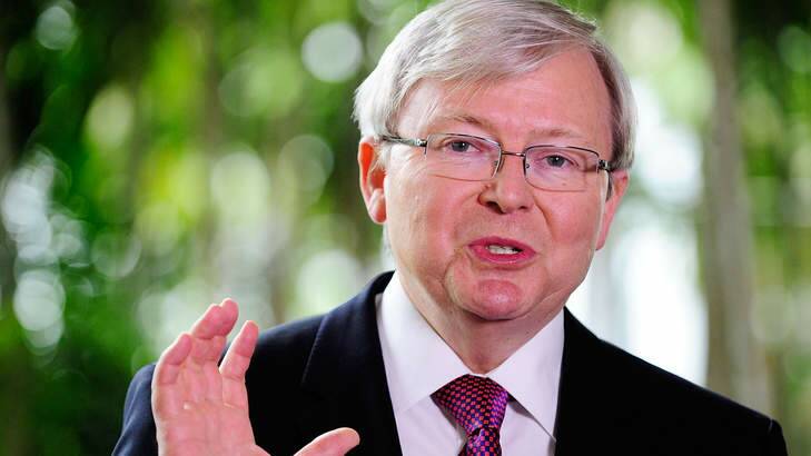 Prime Minister Kevin Rudd. Photo: Leigh Turner