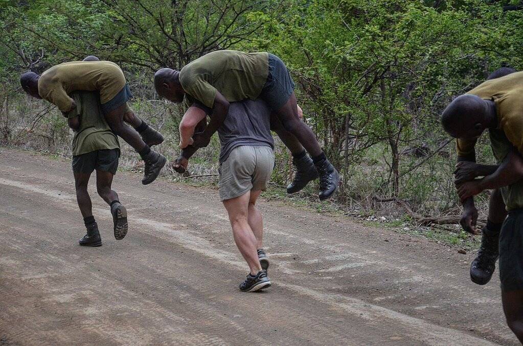 David Pocock training in Zimbabwe in the Brumbies' off-season Photo: Instagram