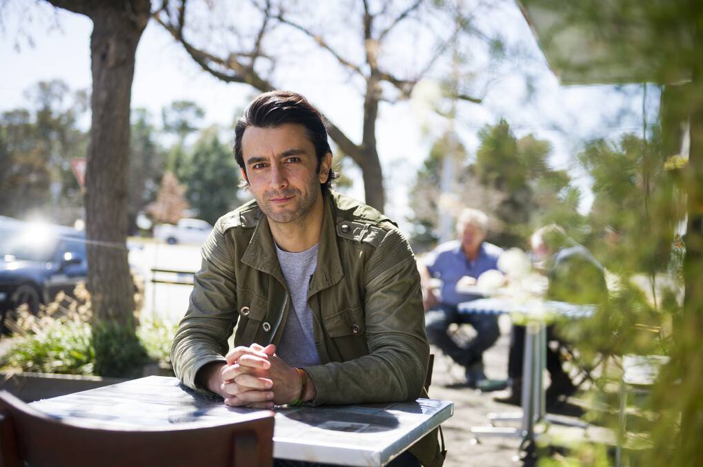 Actor and screen writer Nathan Spiteri was first abused at the Queanbeyan pool.  Photo: Dion Georgopoulos