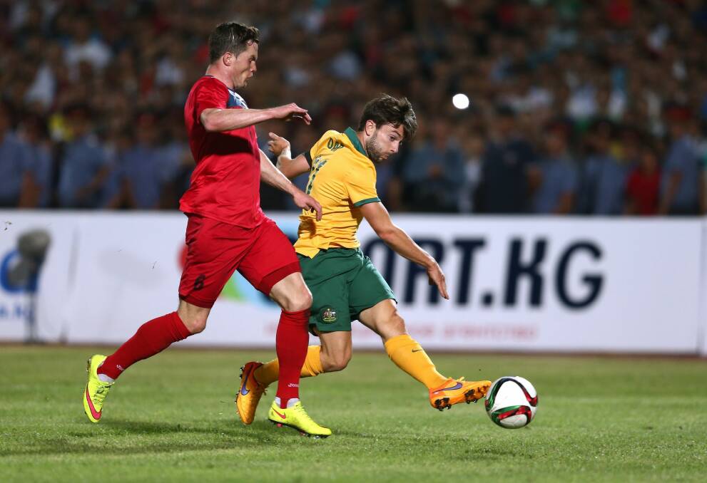 Socceroos midfielder Tommy Oar could be coming to Canberra with the ACT Government in discussions with the FFA. Photo: Warren Little