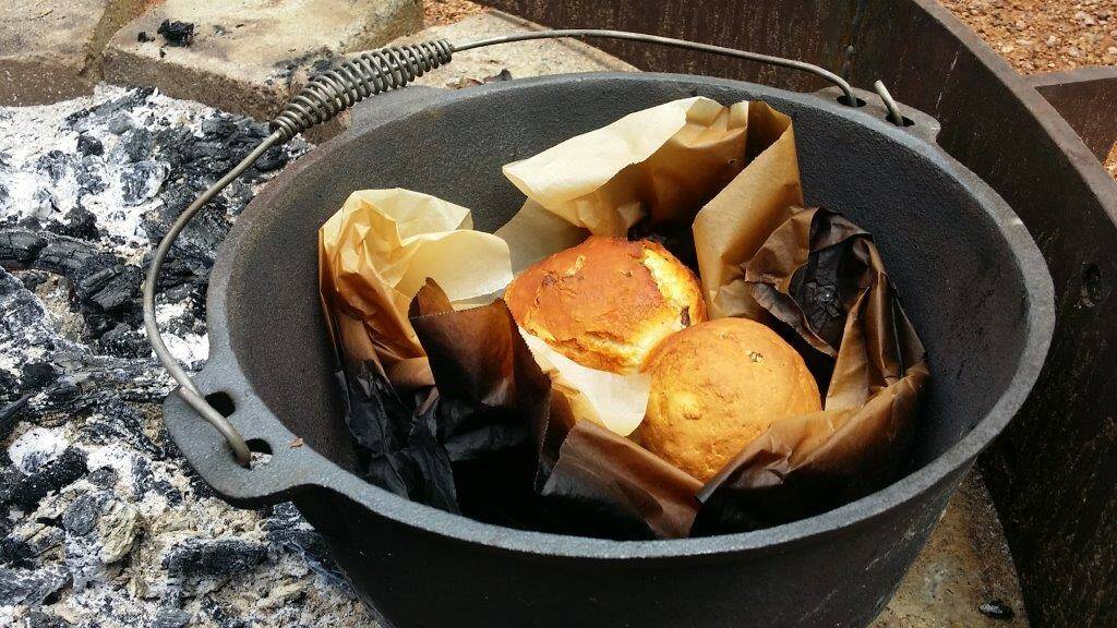 You can make your own damper at Tidbinbilla. Photo: Supplied