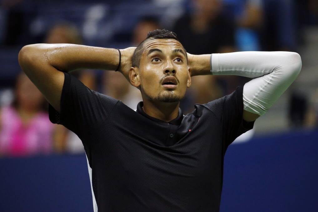 Nick Kyrgios was dropped for the Davis Cup semi-final against Great Britain. Photo: AP