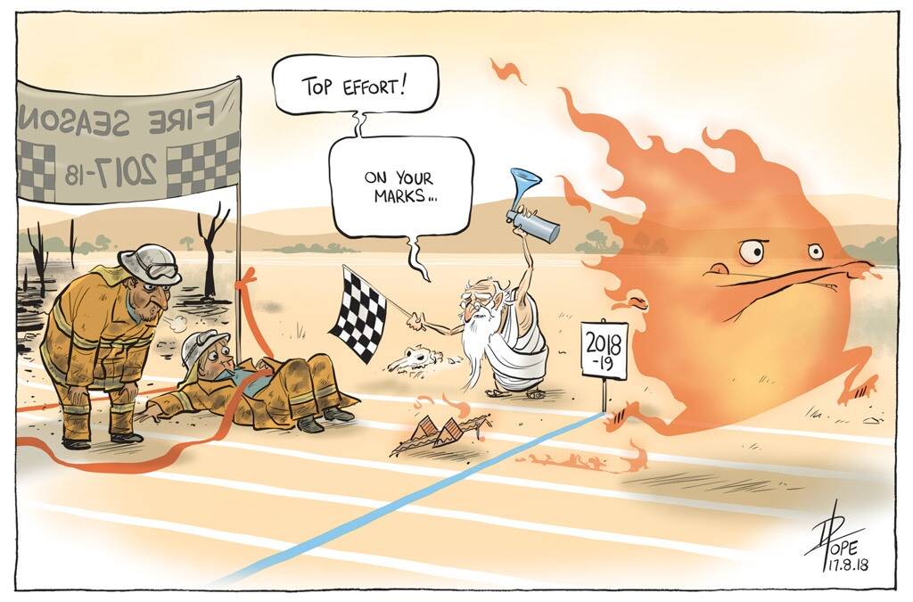 The Canberra Times editorial cartoon for Friday, August 17, 2018. Photo: David Pope