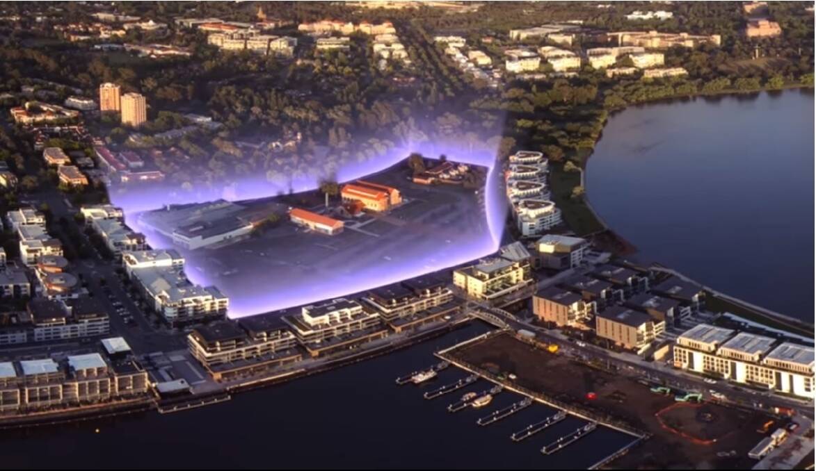 The Kingston Arts Precinct, set for development, from an ACT government promotional video.