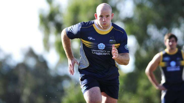 Brumbies hooker Stephen Moore should be the Wallabies' next captain, according to former Test coach John Connolly. Photo: Melissa Adams