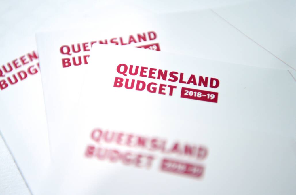 Queensland's 2018/19 state budget booklets. Photo: AAP