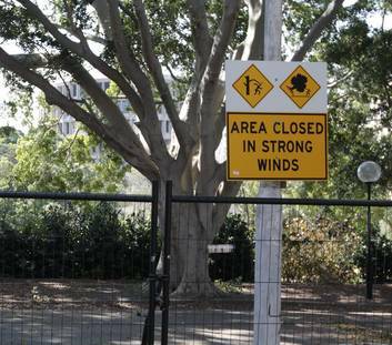 Emergency workers are warning the ACT may be hit by severe gusts of winds  Wednesday morning. Photo: Peter Stoop