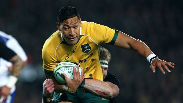 The ARU's new contract rules have been duped the ''Izzy Folau trump card''. Photo: Getty Images
