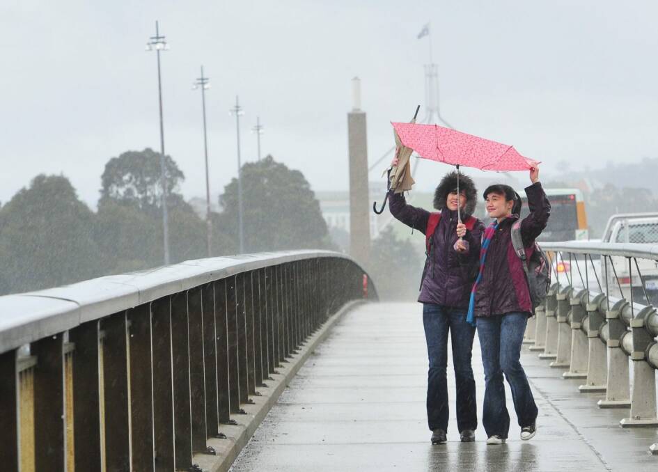 More rain is on the way for Canberra. Photo: Melissa Adams