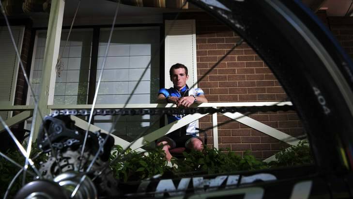 Triathlete Brayden Clews-Proctor made a comeback after a bad accident to race in the nationals. Photo: Jay Cronan