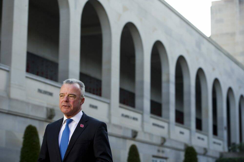 The Australian War Memorial and its director Brendan Nelson have been criticised by an anti-war group. Photo: Jay Cronan