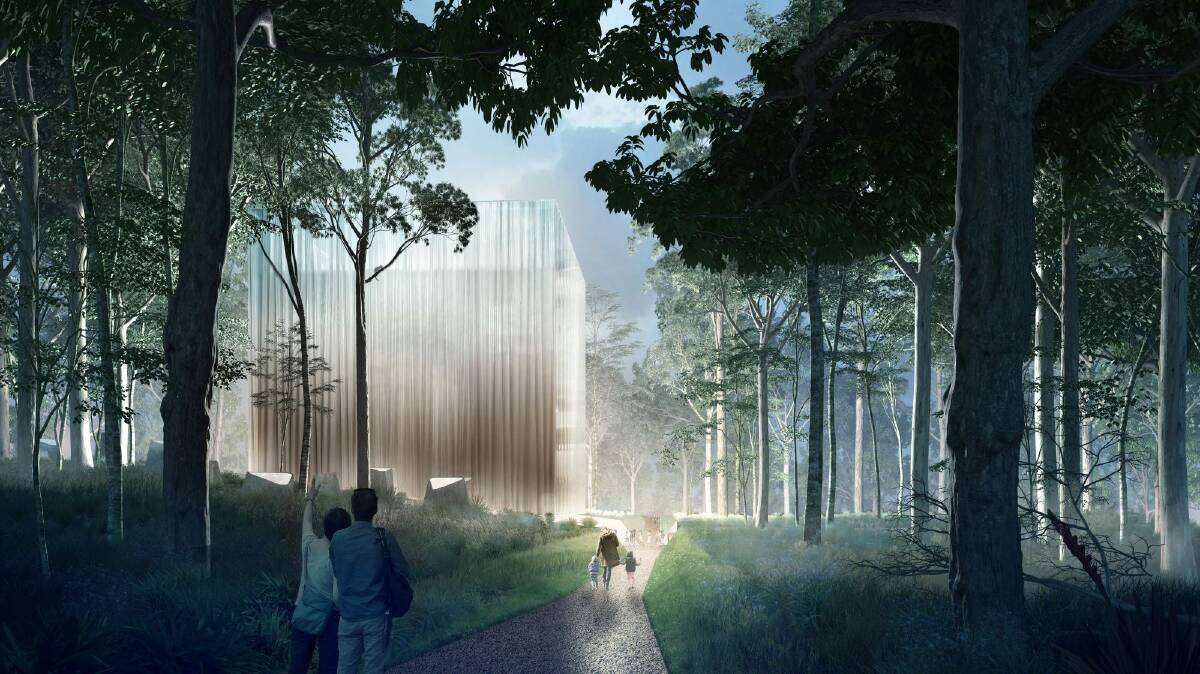 An artist's impression of the new Ian Potter National Conservatory, expected to be in the Australian National Botanic Gardens by 2018. Photo: Supplied
