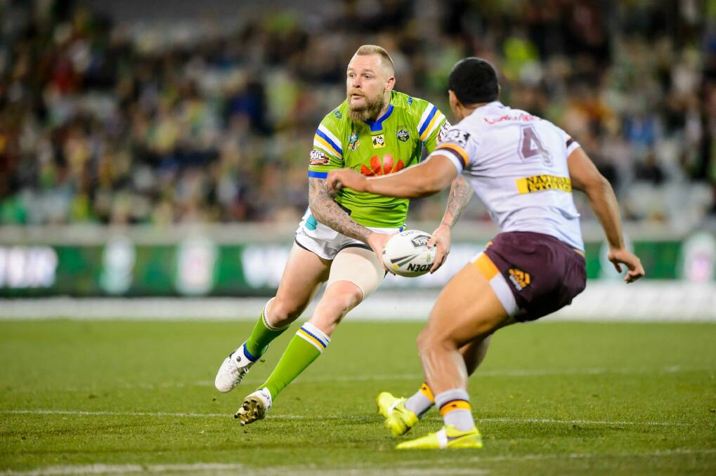 The Canberra Raiders are looking to extend five-eighth Blaek Austin's contract. Photo: Sitthixay Ditthavong