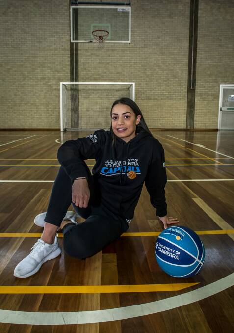 Canberra Capitals point guard Maddison Rocci.  Photo: karleen minney