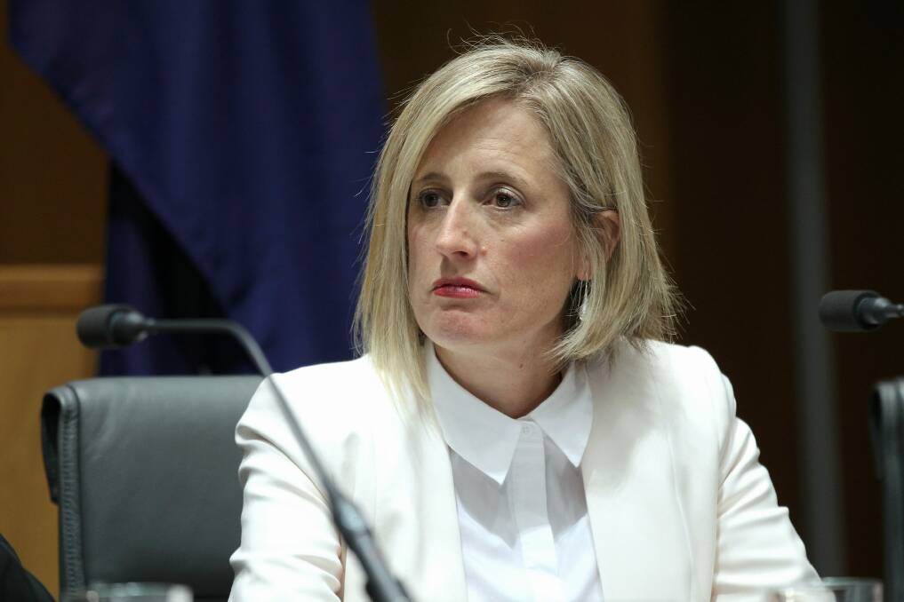 FILE PICTURE: ACT Chief Minister Katy Gallagher addresses the media after the Council of Australian Governments (COAG) meeting at Parliament House in Canberra on Friday 10 October 2014. Photo: Alex Ellinghausen