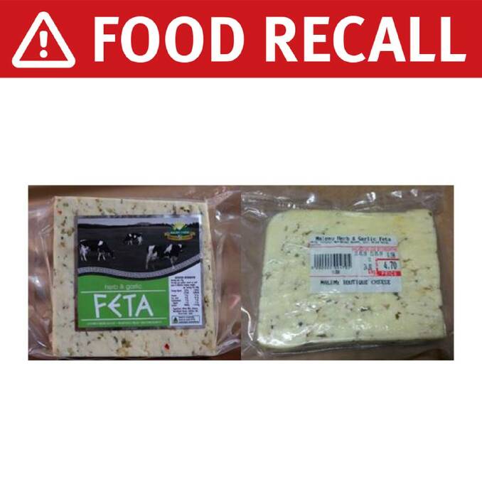 Queensland Health is warning of a recall on Maleny Herb and Garlic Feta. Photo: Supplied
