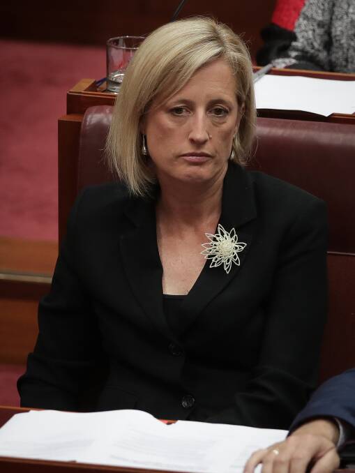 The High Court has decided Katy Gallagher is ineligible to sit in the Senate. Photo: Photo: Alex Ellinghausen