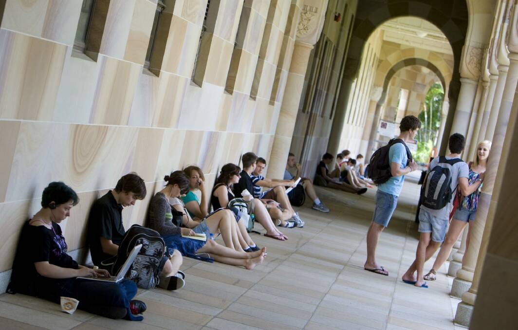 More University of Queensland students are considering health courses in 2019.  Photo: Glenn Hunt