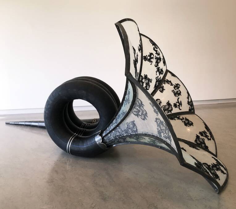 David Jensz: <i>Genesis</i>, 2018 in Cosmic Speculations at Belconnen Arts Centre.  Photo: Supplied