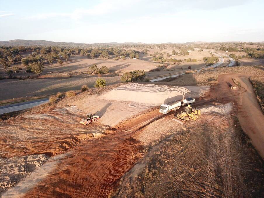 A former quarry near Sutton, NSW, has been filled with more than 70,000 tonnes of excavated Canberra material. Photo: Supplied