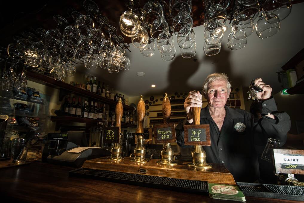Wig and Pen owner Lachlan McOmish opened the city's first microbrewery in 1994. Photo: Karleen Minney