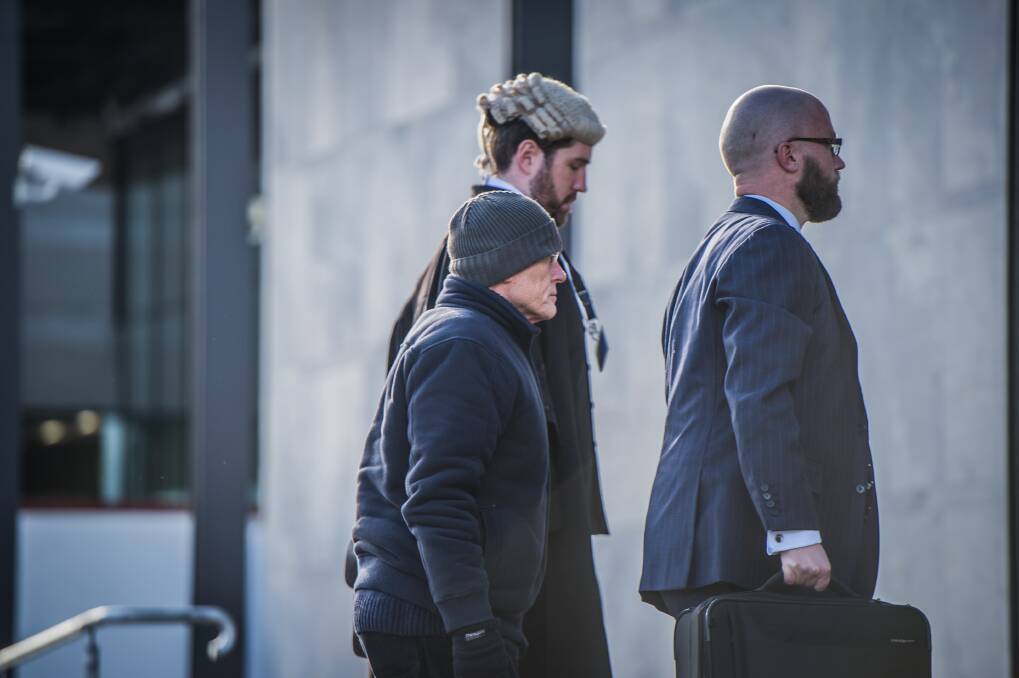 David Eastman arrives at court for his trial earlier this month. Photo: Karleen Minney
